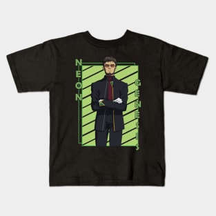 Gendo Ikari Neon Genesis Evangelion Shinseiki Evangerion Kids T-Shirt